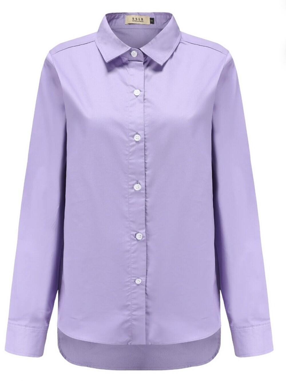 SSLR Lavender Button-Down Large Shirt 100% Cotton NWT